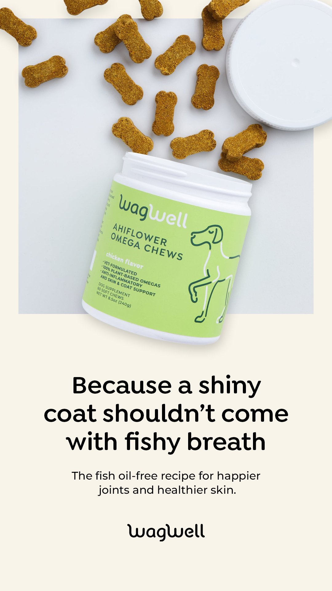 WagWell-Ahiflower Omega Chews